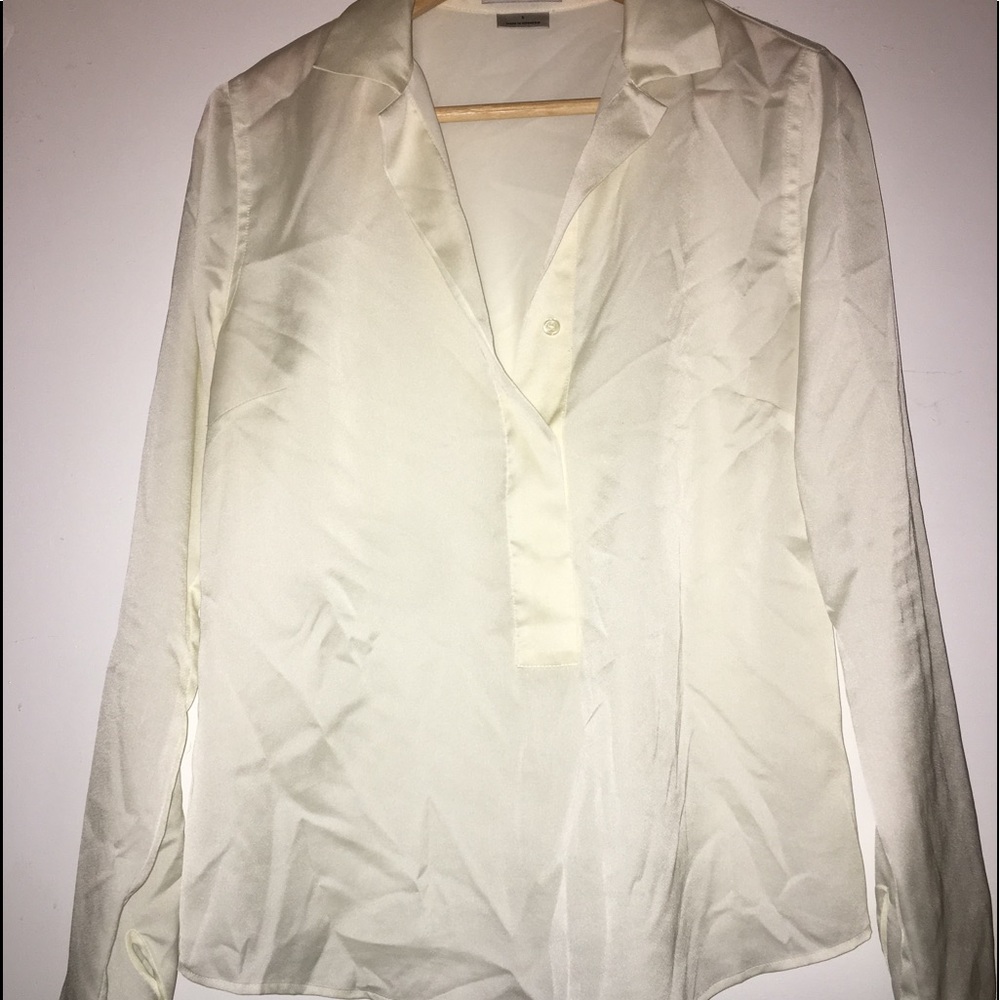 Van Heusen silk blouse. Pear color